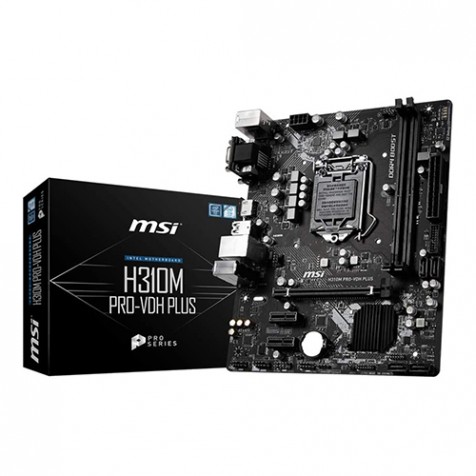 MSI H310M PRO-VDH PLUS Intel 6th and 7th Gen Micro ATX Motherboard