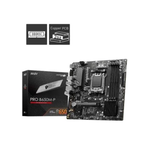 MSI PRO B650M-P DDR5 AMD AM5 mATX Motherboard