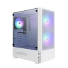 Montech X2 Mesh Atx Mid Tower Desktop Gaming Case White