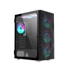 Montech X3 Mesh Atx Mid Tower High Airflow Pc Gaming Case Black
