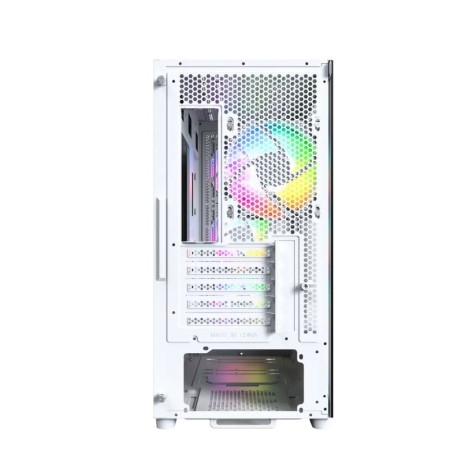Montech X5M ATX Mid Tower Desktop White Gaming Case