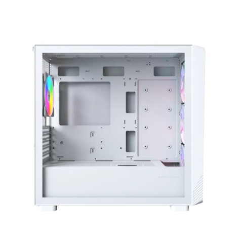 Montech X5M ATX Mid Tower Desktop White Gaming Case