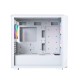 Montech X5M ATX Mid Tower Desktop White Gaming Case