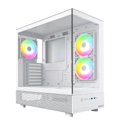 Montech XR ATX Mid Tower Desktop Gaming Case White