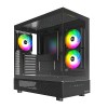 Montech XR ATX Mid Tower Desktop Gaming Case Black