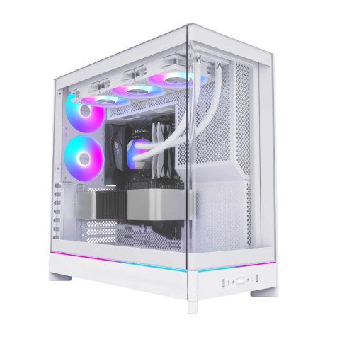 Montech HS02 PRO ATX Mid Tower Desktop Gaming Case White 