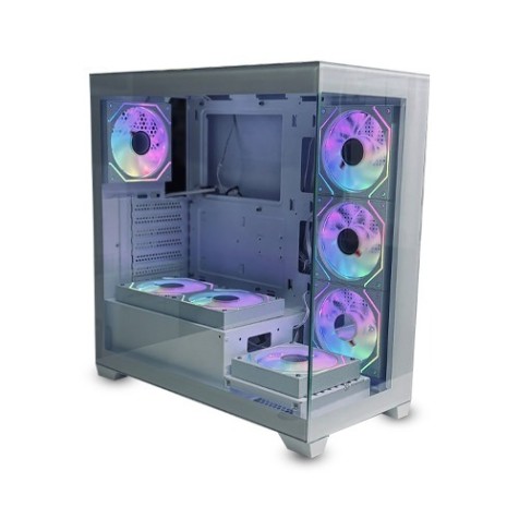 Revenger INFINITY Full Tower 7 ARGB Fans White Gaming Casing 