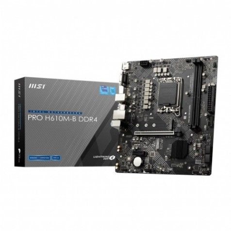 MSI PRO H610M-B DDR4 Mirco-ATX 12th Gen Motherboard