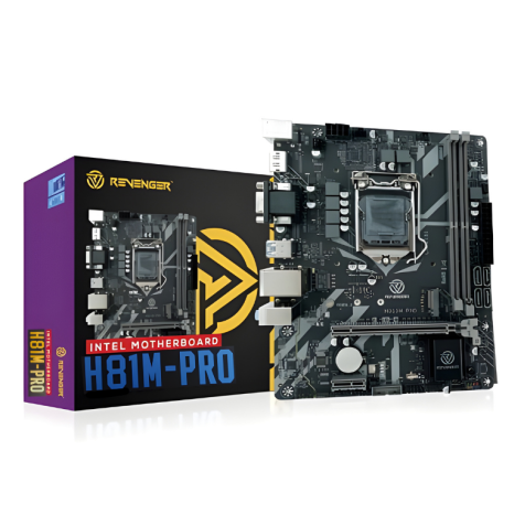 Revenger H81M-PRO Intel 4/5th Gen Supported Motherboard