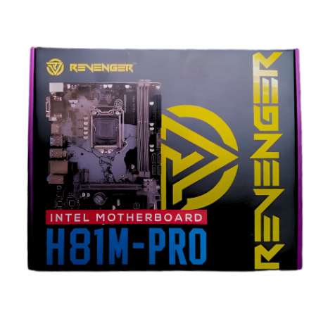 Revenger H81M-PRO Intel 4/5th Gen Supported Motherboard
