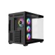Revenger Air Tank BTF 4 ARGB Infinity Fan Black Gaming Casing (Curved Tempered Glass Window)