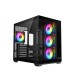 Revenger AIR SPACE BTF 4 ARGB Infinity Fan ATX Black Gaming Casing (Tempered Glass Window) Revenger AIR SPACE BTF 4 ARGB Infinity Fan ATX Black Gaming Casing (Tempered Glass Window)