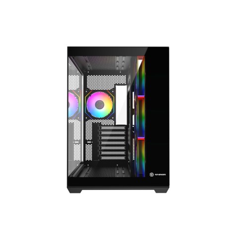 Revenger AIR SPACE BTF 4 ARGB Infinity Fan ATX Black Gaming Casing (Tempered Glass Window) Revenger AIR SPACE BTF 4 ARGB Infinity Fan ATX Black Gaming Casing (Tempered Glass Window)