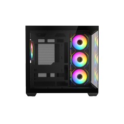 Revenger AIR SPACE BTF 4 ARGB Infinity Fan ATX Black Gaming Casing (Tempered Glass Window) Revenger AIR SPACE BTF 4 ARGB Infinity Fan ATX Black Gaming Casing (Tempered Glass Window)