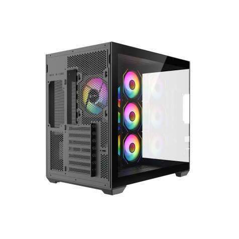 Revenger AIR SPACE BTF 4 ARGB Infinity Fan ATX Black Gaming Casing (Tempered Glass Window) Revenger AIR SPACE BTF 4 ARGB Infinity Fan ATX Black Gaming Casing (Tempered Glass Window)