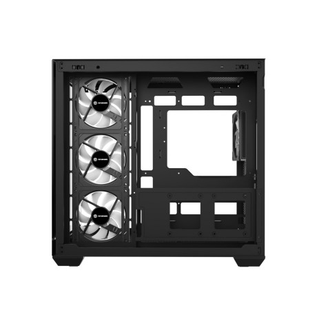 Revenger AIR SPACE BTF 4 ARGB Infinity Fan ATX Black Gaming Casing (Tempered Glass Window) Revenger AIR SPACE BTF 4 ARGB Infinity Fan ATX Black Gaming Casing (Tempered Glass Window)