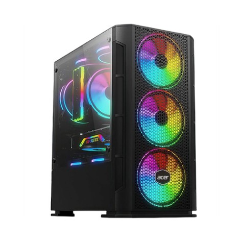 REVENGER B700 MESH RGB TEMPERED GLASS GAMING CASE