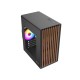 Revenger WOODPECKER ARGB m-ATX Black Gaming Casing 