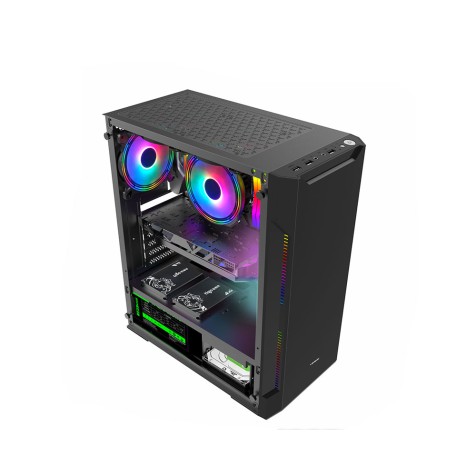 REVENGER ARES II MID TOWER DESKTOP RGB GAMING CASING