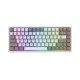 Keycool KC84 RGB Hotswap Mechanical Keyboard (White)