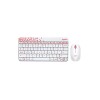 Logitech Mk240 Nano Mouse and Keyboard Combo (White)