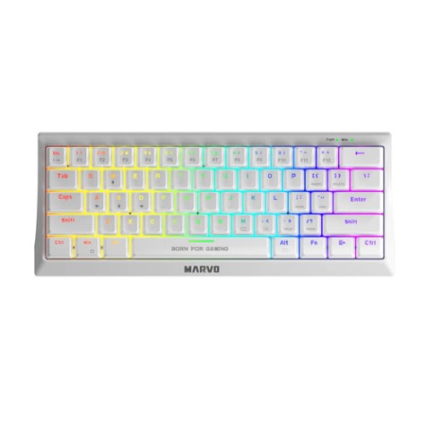 MARVO KG962WH 61 Keys Mechanical Gaming Keyboard 